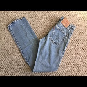 Vtg Levi’s 512 Slim Fit Tapered Leg Jeans 29x34